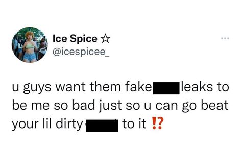 ice apice leak|Ice Spice Twitter leak explained as rapper responds to